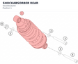 Diagram preview: SHOCKABSORBER REAR (93104010244)
