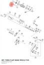 Diagram preview: INT. TORX FLAT HEAD M5X12 T25 (C0000190501200S)