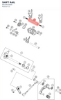 Diagram preview: SHIFT RAIL (90234020000)