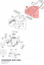 Diagram preview: PASSENGER SEAT CMPL. (C90707047033)