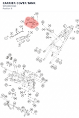 Diagram preview: CARRIER COVER TANK (94508049010)