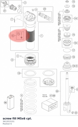 Diagram preview: screw fill M5x6 cpl. (36120151S1)