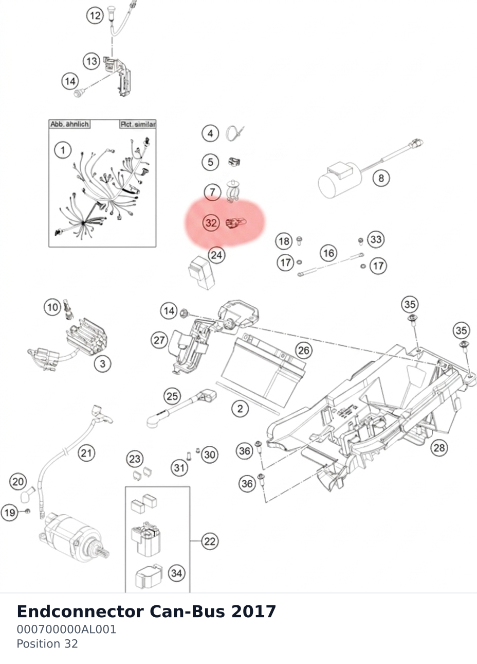 Diagram preview: Endconnector Can-Bus   2017 (000700000AL001)