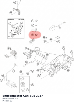 Diagram preview: Endconnector Can-Bus   2017 (000700000AL001)