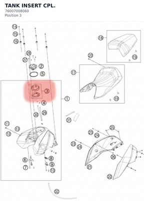 Diagram preview: TANK INSERT CPL. (76007008060)