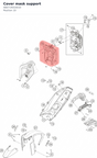 Diagram preview: Cover mask support (A60714010010)