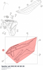 Diagram preview: Spoiler set EXC/XC-W SD 20 (79108054000C1A)