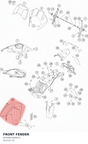 Diagram preview: FRONT FENDER (6030801000033)