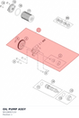 Diagram preview: OIL PUMP ASSY (90138007133)