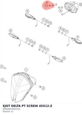 Diagram preview: EJOT DELTA PT SCREW 45X12-Z (N0000814501201)
