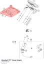 Diagram preview: Bracket TFT Cover black (93014064200)
