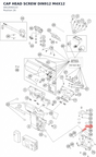 Diagram preview: CAP HEAD SCREW DIN912 M4X12 (0912040123)