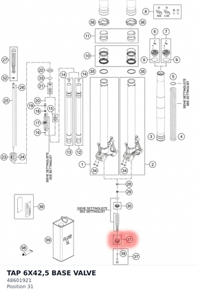 Diagram preview: TAP 6X42,5 BASE VALVE (48601921)