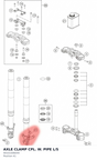 Diagram preview: AXLE CLAMP CPL. W. PIPE L/S (90101006044)
