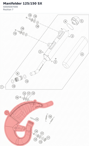 Diagram preview: Manifolder 125/150 SX (50505007000)