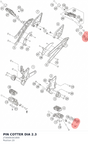 Diagram preview: PIN COTTER DIA 2.3 (J730000301800)