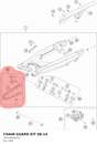 Diagram preview: CHAIN GUARD KIT 08-14 (76504066010)