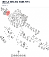 Diagram preview: NEEDLE BEARING INNER RING (79438001010)