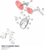 Diagram preview: BOLT FLANGED M6X1 (J900000601405)