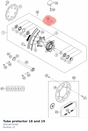 Diagram preview: Tube protector 18  and 19 (50310073200)