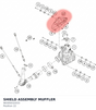 Diagram preview: SHIELD ASSEMBLY MUFFLER (96305032033)
