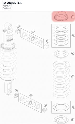 Diagram preview: PA ADJUSTER (46148166)