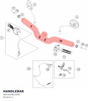 Diagram preview: HANDLEBAR (A60302N01000)