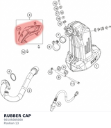 Diagram preview: RUBBER CAP (90105085000)