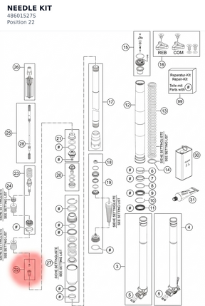 Diagram preview: NEEDLE KIT (48601527S)