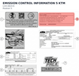 Diagram preview: EMISSION CONTROL INFORMATION 5 KTM (LI24-A624-6)