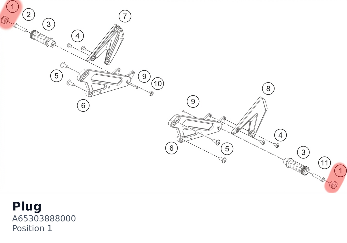 Diagram preview: Plug (A65303888000)