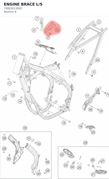 Diagram preview: ENGINE BRACE L/S (79003013000)