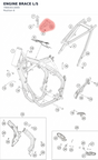 Diagram preview: ENGINE BRACE L/S (79003013000)