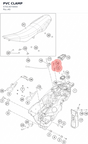 Diagram preview: PVC CLAMP (57013070000)
