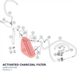 Diagram preview: ACTIVATED CHARCOAL FILTER (A49015001000)