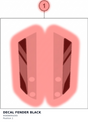 Diagram preview: DECAL FENDER BLACK (95808093200)