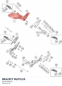 Diagram preview: BRACKET MUFFLER (94505088010)