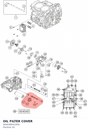 Diagram preview: OIL FILTER COVER (A64038041000)