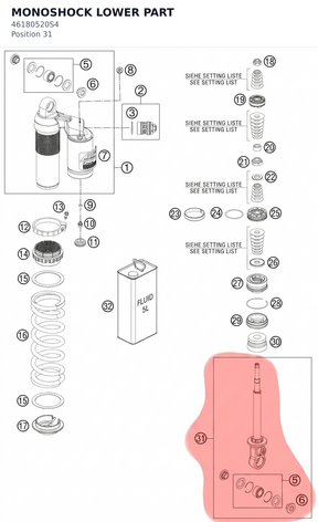Diagram preview: MONOSHOCK LOWER PART (46180520S4)