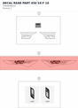 Diagram preview: DECAL REAR PART 450 SX-F    16 (79408098100)