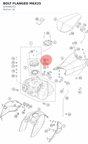 Diagram preview: BOLT FLANGED M6X25 (J025060253)