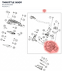 Diagram preview: THROTTLE BODY (93141001000)