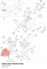 Diagram preview: TANK HEAT PROTECTION (A58007095000)