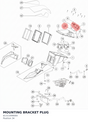 Diagram preview: MOUNTING BRACKET PLUG (61311099000)