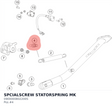Diagram preview: SPCIALSCREW STATORSPRING MK (0900000802200S)