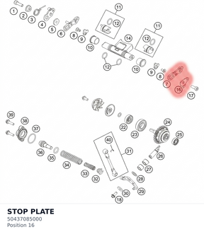 Diagram preview: STOP PLATE (50437085000)