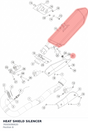 Diagram preview: HEAT SHIELD SILENCER (76505090020)