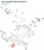 Diagram preview: seal ring DIN 7603-10x16x1,5 (A65313807016)