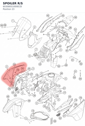 Diagram preview: SPOILER R/S (60308051000ECB)