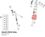 Diagram preview: VALVE STEM SEAL (90236027000)